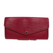 Louis Vuitton Vintage Pre-owned Laeder plnbcker Red, Unisex