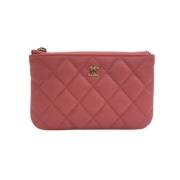 Chanel Vintage Pre-owned Laeder plnbcker Pink, Dam