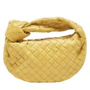 Bottega Veneta Vintage Pre-owned Laeder handvskor Yellow, Dam