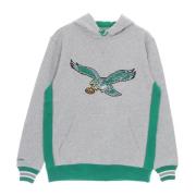 Mitchell & Ness NFL Pinnacle Heavyweight Fleece Hoodie Gray, Herr