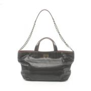 Chanel Vintage Pre-owned Laeder chanel-vskor Black, Dam