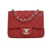 Chanel Vintage Pre-owned Laeder handvskor Red, Dam