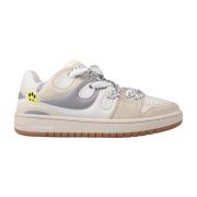 Barrow Vita Sneakers med Smiley-Detalj White, Herr