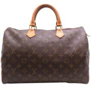 Louis Vuitton Vintage Pre-owned Tyg louis-vuitton-vskor Brown, Dam