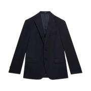 Brooks Brothers Klassisk blazer i jungfruull Blue, Herr