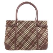 Burberry Vintage Pre-owned Canvas totevskor Brown, Dam