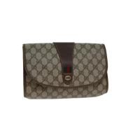 Gucci Vintage Pre-owned Laeder gucci-vskor Beige, Dam