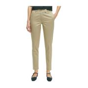 Brooks Brothers Stretch Cotton Twill Advantage Chino Beige, Dam