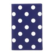 Comme des Garçons Polka-Dot Läder Bifold Plånbok Blue, Unisex