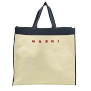 Marni Pre-owned Pre-owned Canvas totevskor Beige, Dam