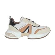 Alexander Smith Modernt vita sneakers med MAR design Multicolor, Dam