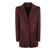 Federica Tosi Bordeaux Ull-Kashmir Kappa Aw24 Brown, Dam