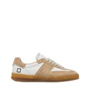 D.a.t.e. Beige Suede Sporty Sneakers Beige, Herr