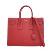 Yves Saint Laurent Vintage Pre-owned Laeder handvskor Red, Dam