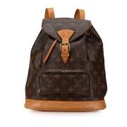 Louis Vuitton Vintage Pre-owned Canvas ryggsckar Brown, Dam