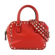 Valentino Vintage Pre-owned Laeder handvskor Red, Dam