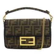 Fendi Vintage Pre-owned Canvas fendi-vskor Brown, Dam