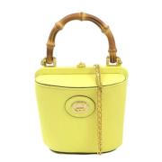 Gucci Vintage Pre-owned Laeder gucci-vskor Yellow, Dam