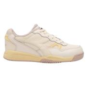 Diadora Läder Vinnare Skor i Papyrus/Vit White, Dam