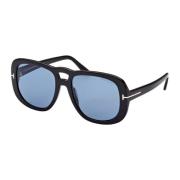 Tom Ford Snygga Solglasögon Ft1012 01V Black, Dam