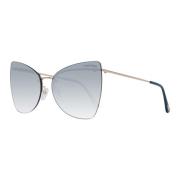 Tom Ford Silver Metall Solglasögon för Kvinnor Gray, Dam