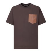 Dolce & Gabbana Brun T-shirt för män Brown, Herr