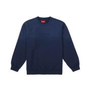 Supreme Marin Dipped Crewneck Sweater Blue, Herr