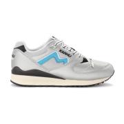 Karhu Mesh- och silver sneakers med blåa och rosa detaljer Gray, Dam