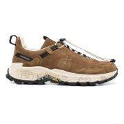 Premiata Mocka sneakers med läderfoder Brown, Herr