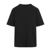 Khaite Svart T-shirt med korta ärmar Black, Dam