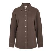 Heartmade Modern Overshirt i Ash Gray Gray, Dam