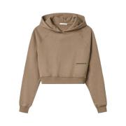 Hinnominate Brun Hoodie Tröja Casual Bekväm Brown, Dam