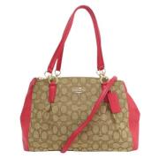 Coach Pre-owned Pre-owned Canvas totevskor Beige, Dam