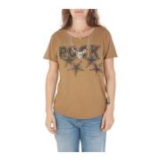 Leon & Harper Kamel Dam T-shirt Brown, Dam