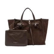 Gianni Chiarini Elegant läder axelväska Brown, Dam