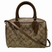 Coach Pre-owned Pre-owned Tyg handvskor Brown, Dam