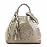 Gucci Vintage Pre-owned Laeder gucci-vskor Gray, Dam