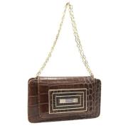 Anya Hindmarch Pre-owned Pre-owned Laeder axelremsvskor Brown, Dam