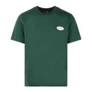 Autry T-shirt med logotryck i bomull Green, Herr