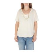 Leon & Harper Off White Dam T-shirt White, Dam