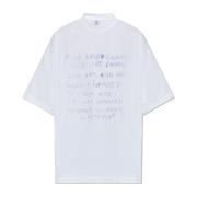 Vetements T-shirt med tryck White, Herr