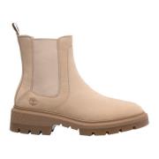 Timberland Chelsea Cortina Valley Mid Stövlar Beige, Dam