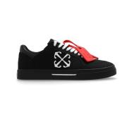 Off White Vulkaniserade Sneakers Black, Herr