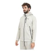 PUMA Tech Hoodie Zip Sweater Gray, Herr