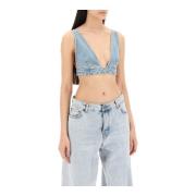 Haikure Denim Tessa Triangel Topp Blue, Dam