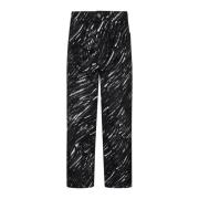 Marni Grafiskt Tryck Svarta Denim Jeans Black, Herr