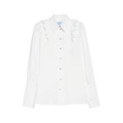 Max Mara Weekend Bomullstwill skjorta White, Dam