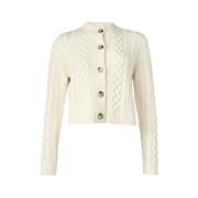 Max Mara Weekend Weekend Sweaters med Afosi Detalj Beige, Dam