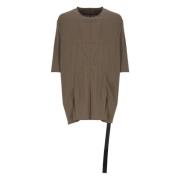 Rick Owens Brun Bomull T-shirt Crewneck Korta ärmar Brown, Herr