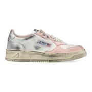 Autry Vit Rosa Medalist Låga Sneakers Multicolor, Dam